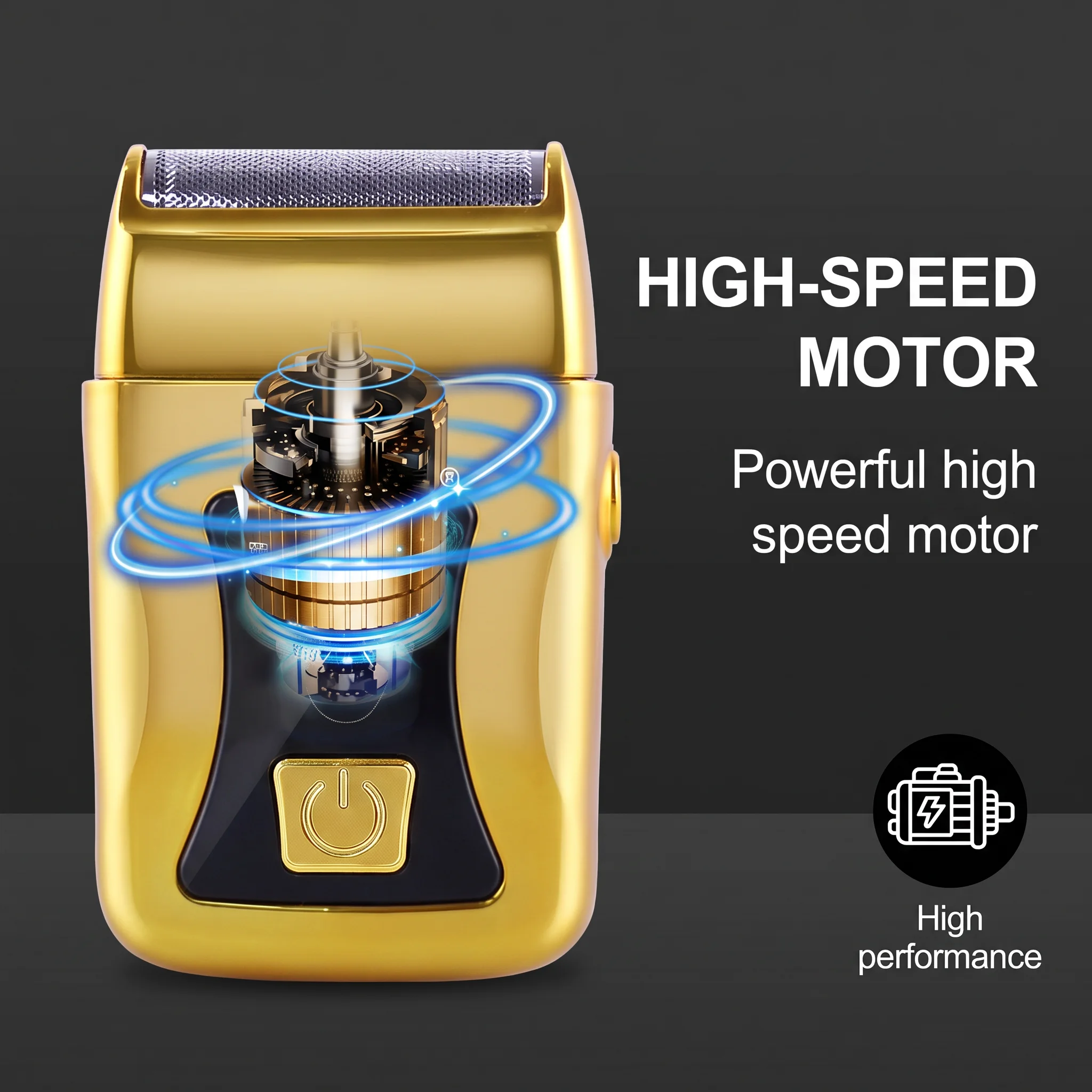AUTHONE Compact Foil Shaver With POP-UP Precision Trimmer Type-C Charging With Indicator Strong Motor