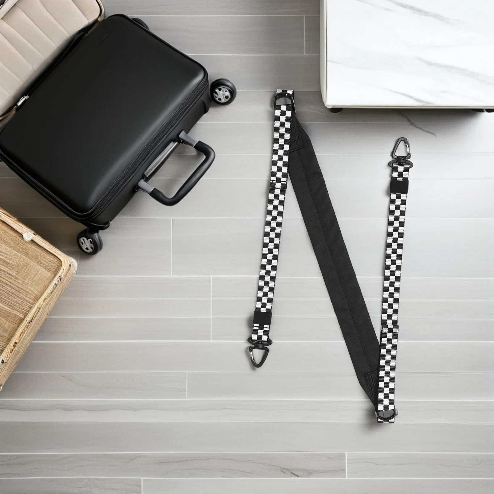 حزام الكتف مبطن بديل قابل للتعديل لحقيبة ساعي البريد عبر الجسم، حقيبة ظهر واق من المطر، حقيبة يد للكمبيوتر المحمول، مقاومة للاهتراء #2