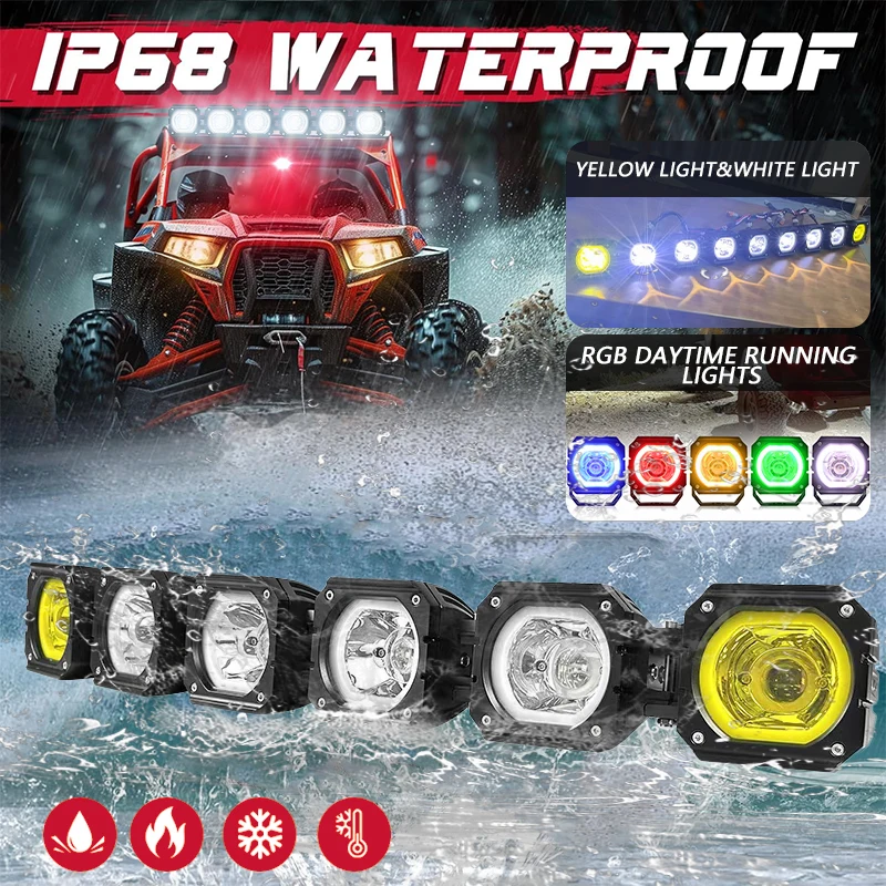 New APP Control Car Roof Top 48inch Single Row Curved LED Light Bar for Offroad UTV with IP67 Waterproof and 9-32V DC