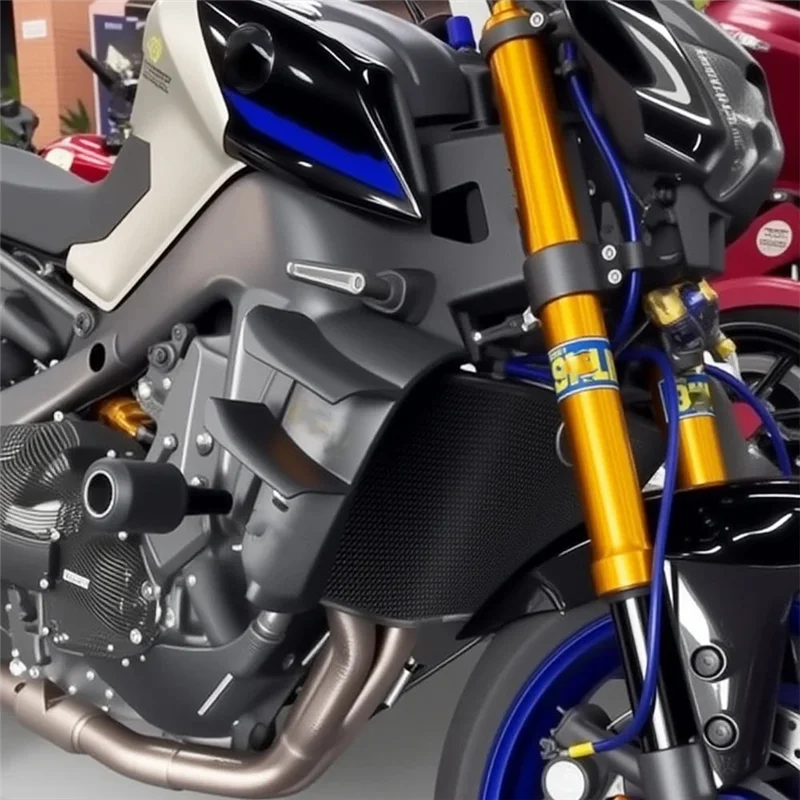 

Аксессуары для мотоциклов для MT-09 MT09 SP 2021-2023, передняя нижняя крышка, боковой спойлер, спойлер