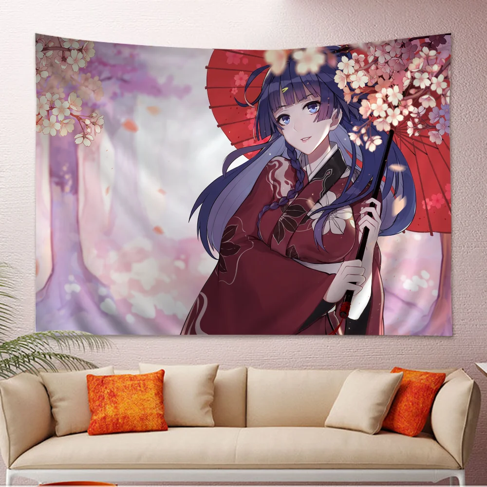 Honkai Impact Hippie Wandbehang Wandteppiche böhmische Wandteppiche Mandala ins Wohnkultur