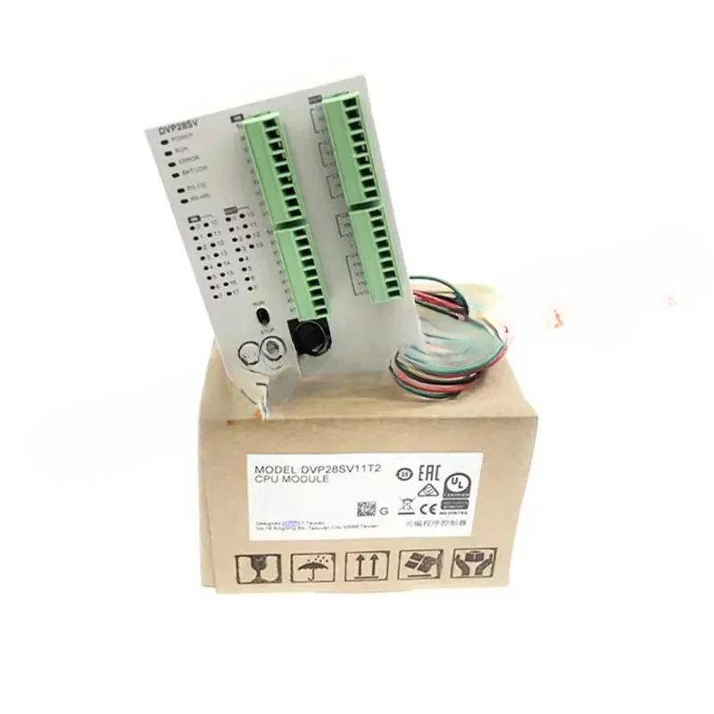 New Original PLC Controller DVP28SV11T2 DVP28SV11R2 One Year Warranty,Fast Shipping