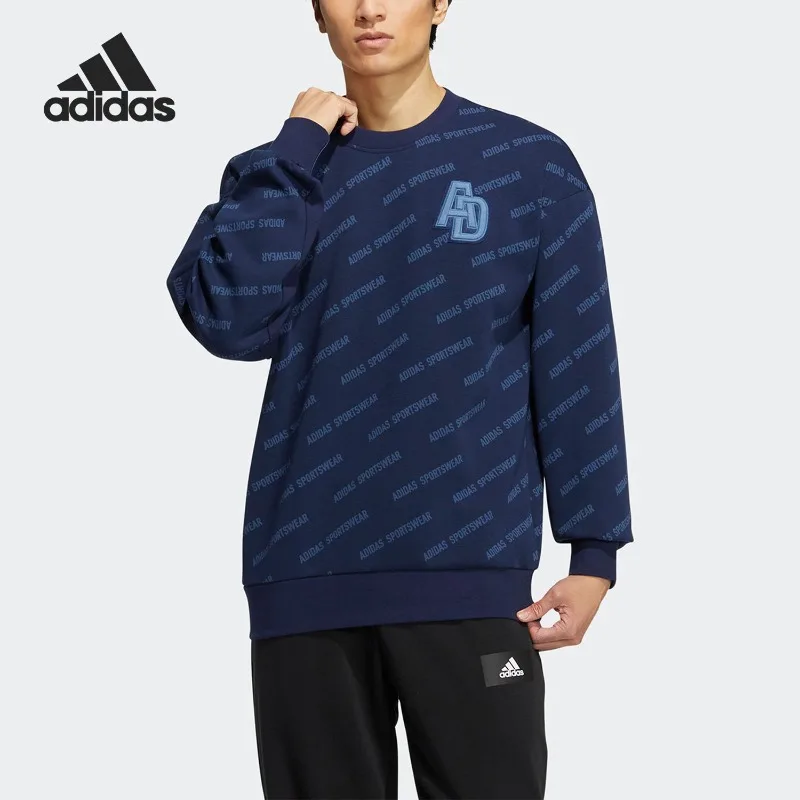 Adidas Winter New Men's Sports Casual Crew Neck Sweater IB2747