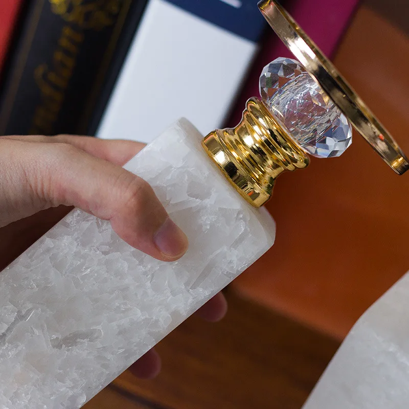 Marble Candle Holder Metallic Gold Candlestick Desktop Accessories Candelabrum Candle Stick Holder Wedding Decorations