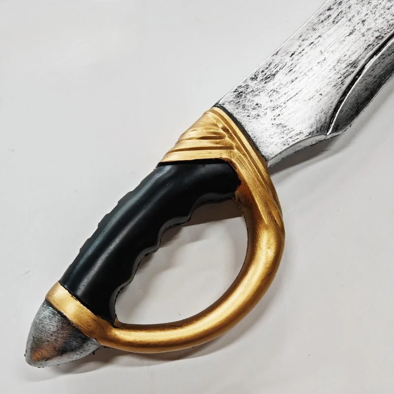 Cuchillo para cortar pirata de 52cm/20,47 pulgadas, juguete de Material PU, armas de goma suave, modelos de adornos periféricos, colecciones, personajes de Cosplay