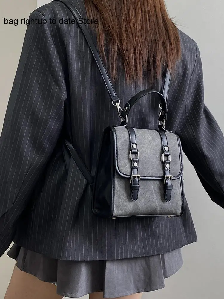 Pu Leather Casual Travel Simple Versatile Mini Backpack for Women Ideal for Leisure Travel and Commuting