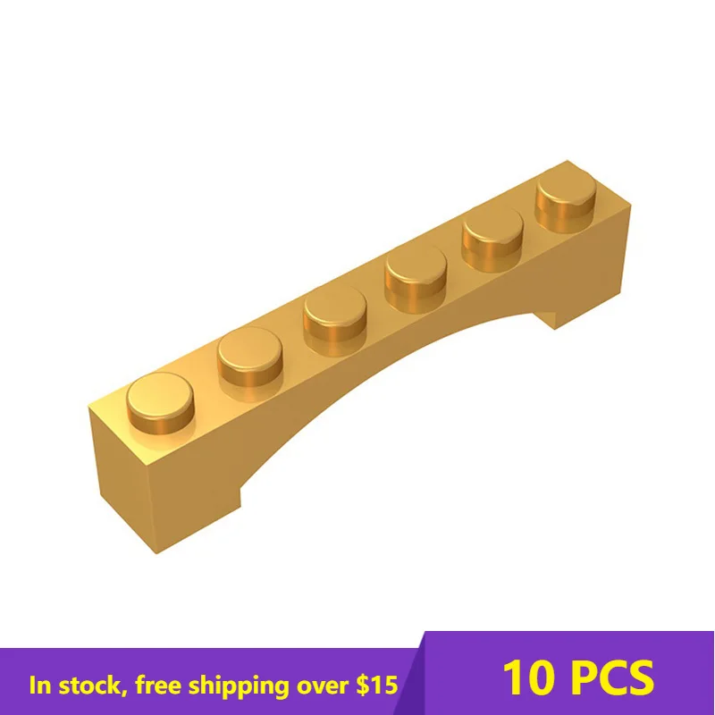 

10PCS MOC Bricks Compatible Assembles Particles 92950 1x6 For Building Blocks Parts DIY story Educational For Children Gifts