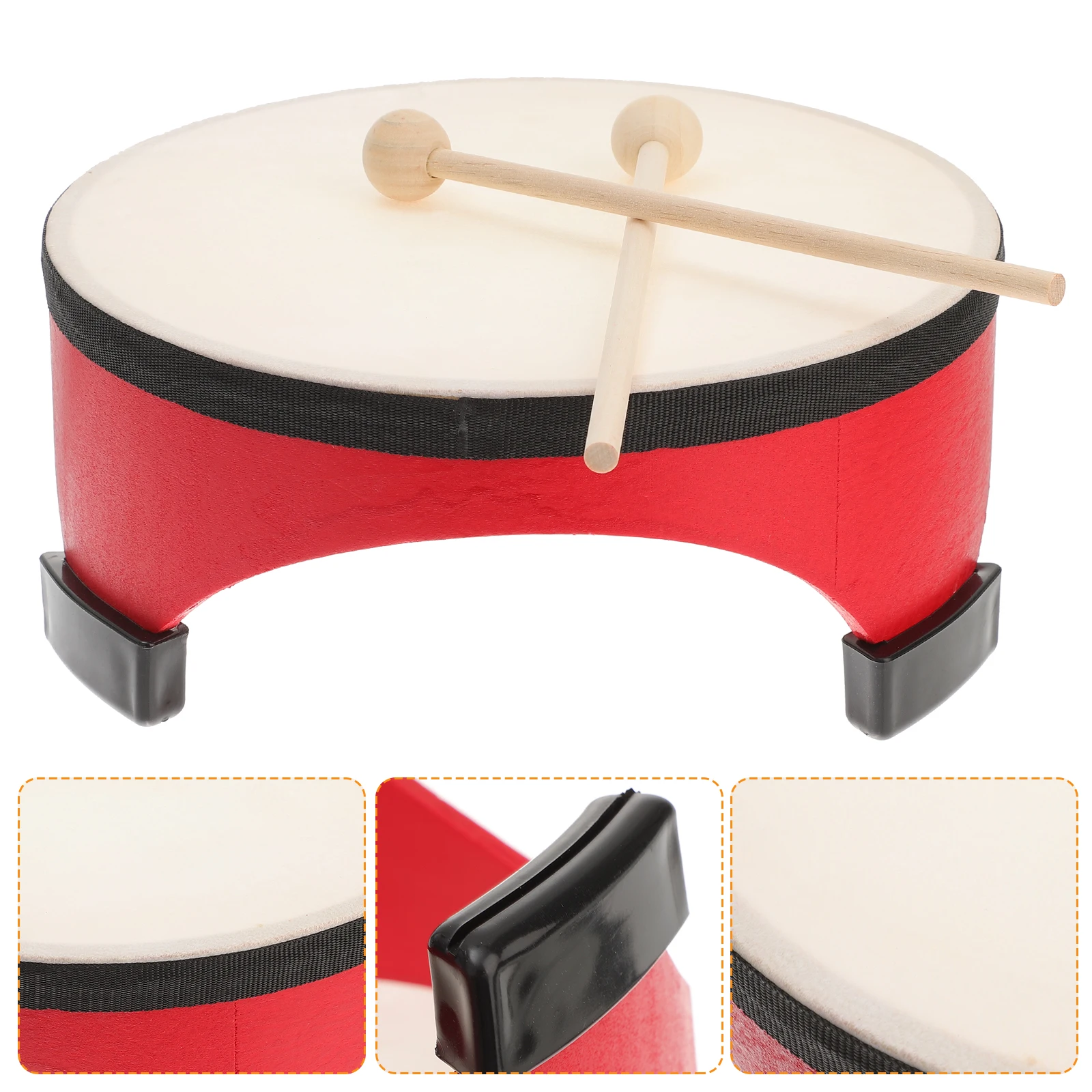 

1 set 1 Set Of Percussion Drum Floor Musical For Educational Music Drum Percussion Instrument Beat Instrument