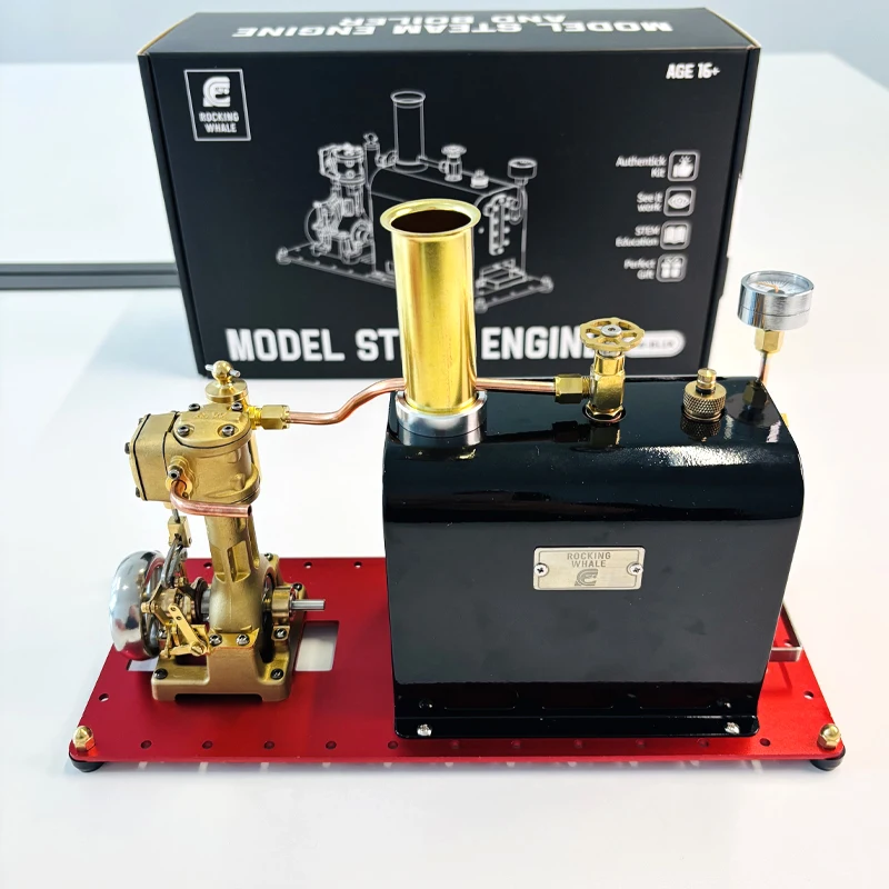 RW-BL1K Steam Boiler Model Ship Kit DIY Retro Heated Operating Ship Metal Toy