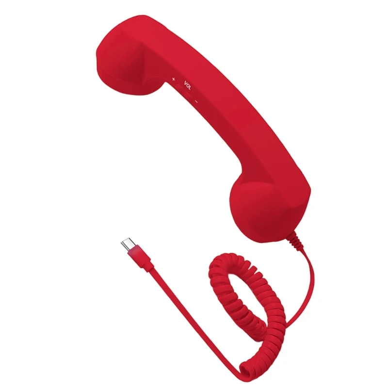 Handset Type C Plugs Play Cord Speaker With Dedicated Call Control Office Home Essential