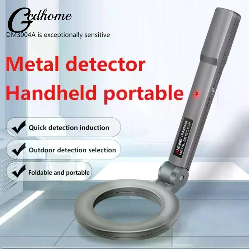 【W】Metal Gold Detector Depth Treasure Hunting Underground Coin Finder DM3005B Security Check Wall Circuit Search