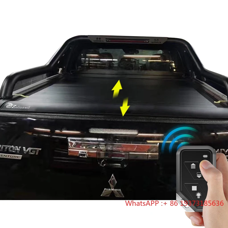 High Quality Aluminum Pick up Truck  Tonneau Cover Electric Bed Cover for Mitsubishi Triton L200