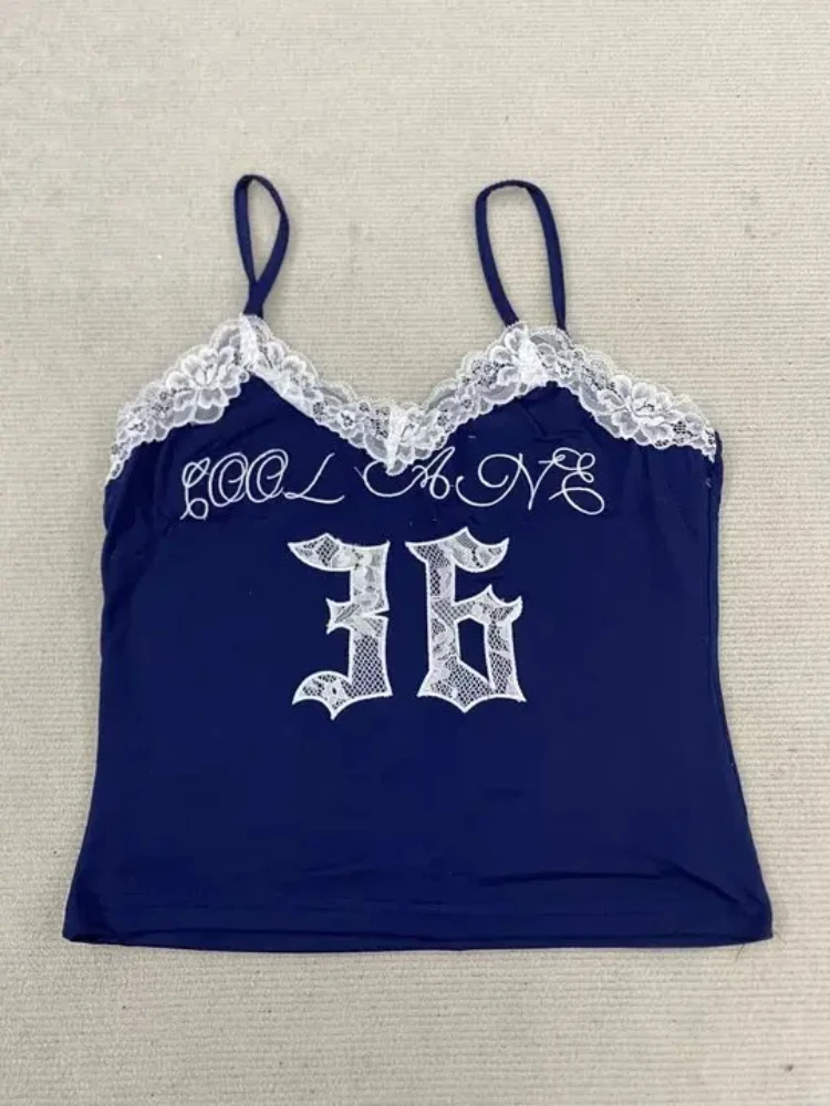 

Harajuku универсальный индивидуальный укороченный кружевной камзол короткие топы на бретелях американский ретро модный сексуальный тонкий летние жилеты с цифровым принтом