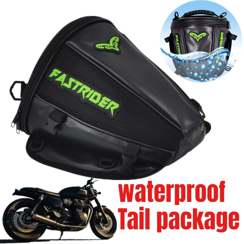 

New waterproof motorcycle tail bag multifunctional and durable rear motorcycle tail bag large capacity motorcycle rider equipmen