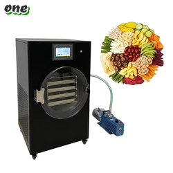 New 4 Trays 0.6m2 Good Price Lyophilized Fruit Honey Powder Lyophilizer Vacuum Freeze Dryer Drying Machine