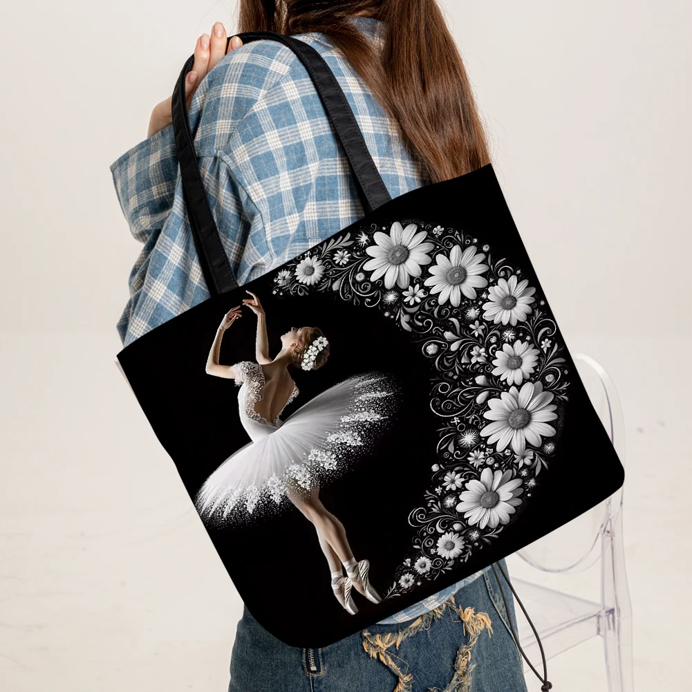 

4 шт. льняная большая сумка для танцующих девушек большой емкости