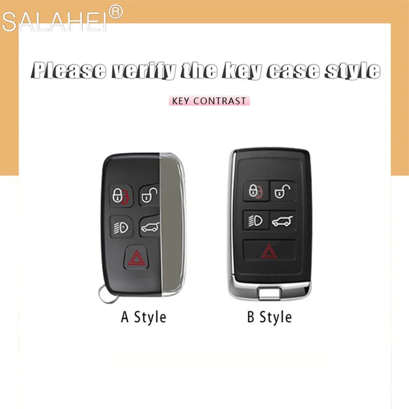 TPU Car Key Case Cover Shell for Land Rover Range Rover Sport Evoque Freelander Velar Discovery 5 For Jaguar XF XJ XE XJL E-Pace