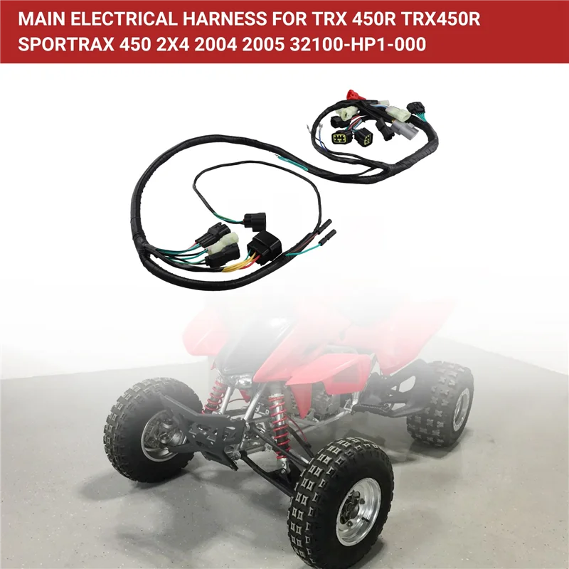 

A80X-Main Electrical Harness For Honda TRX 450R TRX450R Sportrax 450 2X4 2004 2005 32100-HP1-000