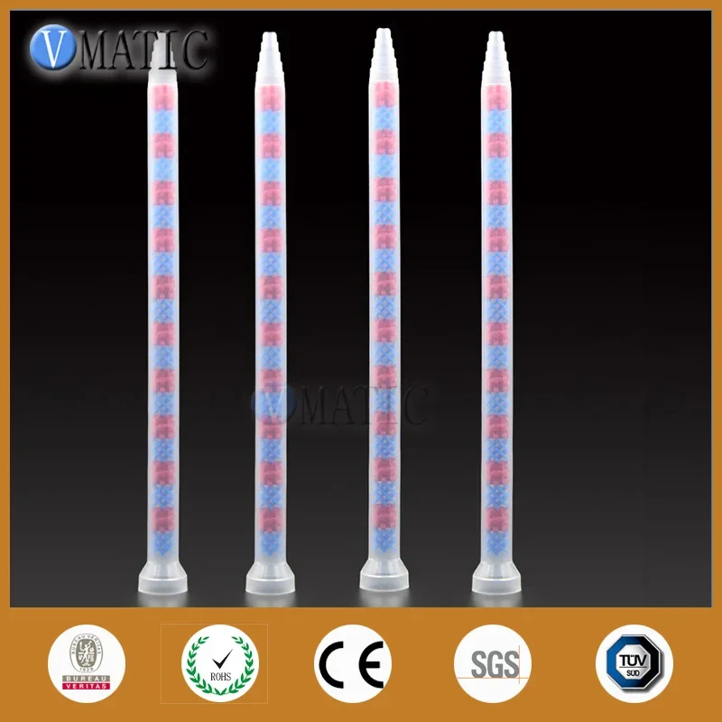 Free Shipping 10pcs GSM9-20 All Purpose Use Glue Dispensing Plastic Nozzle AB Adhesive Mix Tube Static Mixer