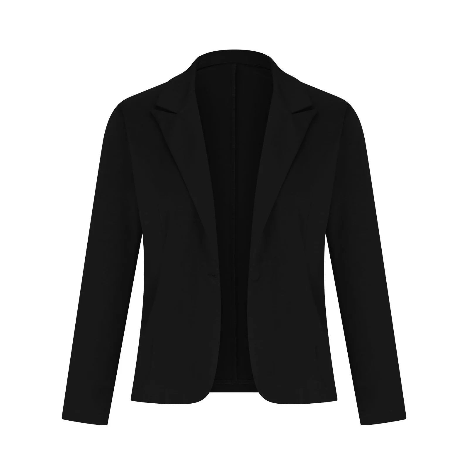 Women's Summer Short Casual Business Jacket Work Cardigan Plain Lapel Coat Suits Lightweight Water Women Exercise Track Jacket