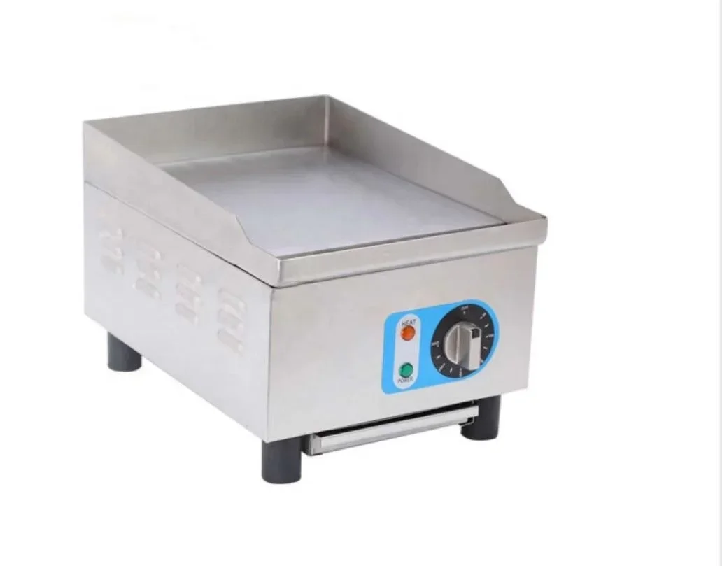 hand grabbing cake machine iron plate barbecue snack equipment night market stall display electric table top flat griddle stove