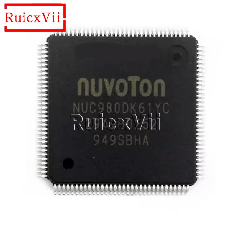 5pcs/Lot New Genuine NUC980DK61YC 128-LQFP 32-Bit 300MHz IC MPU ARM9 64MB DDR-II MEMORYLQ