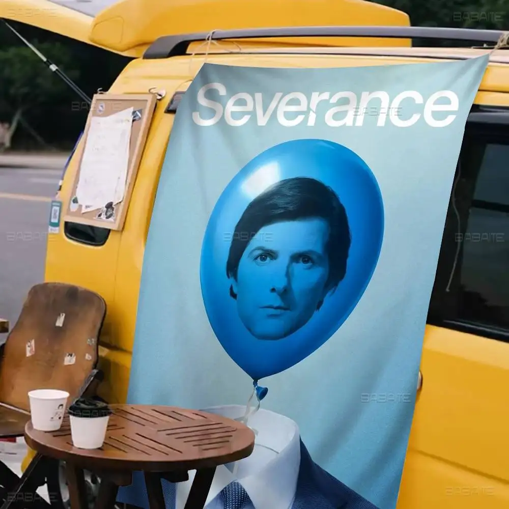 Classic TV Severance Printed Large Flag Art Science Fiction Room Home Decor Decor Banner