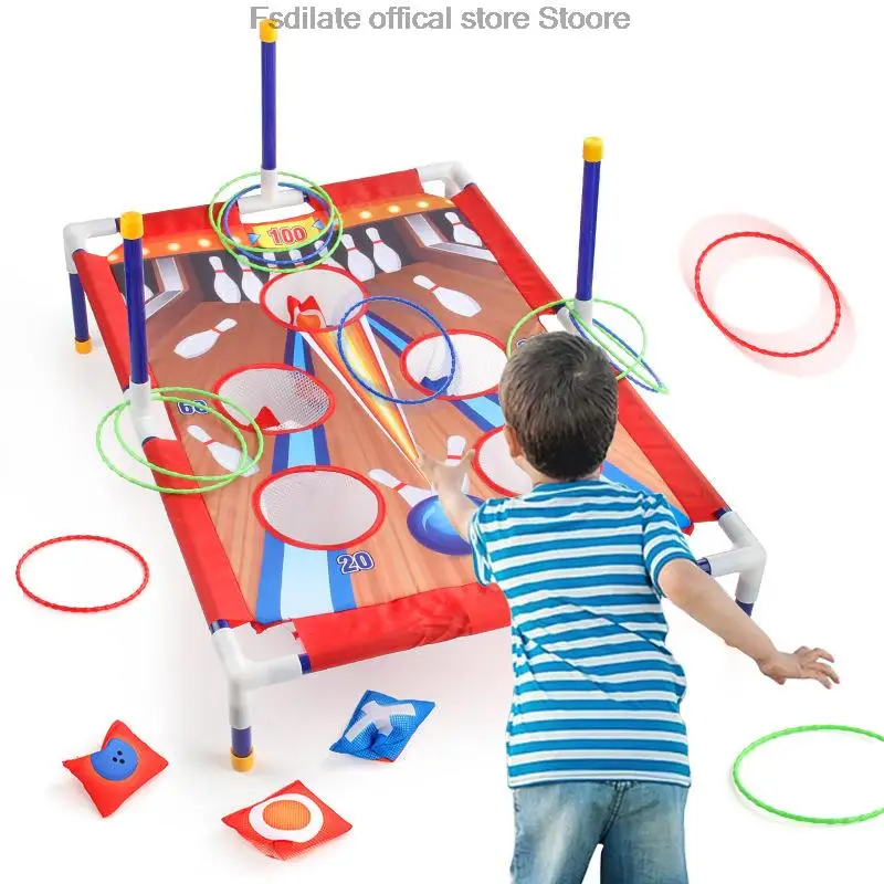 Children's indoor and outdoor sports toys, throwing sandbags, parent-child interactive exercise toys, throwing board ferrules