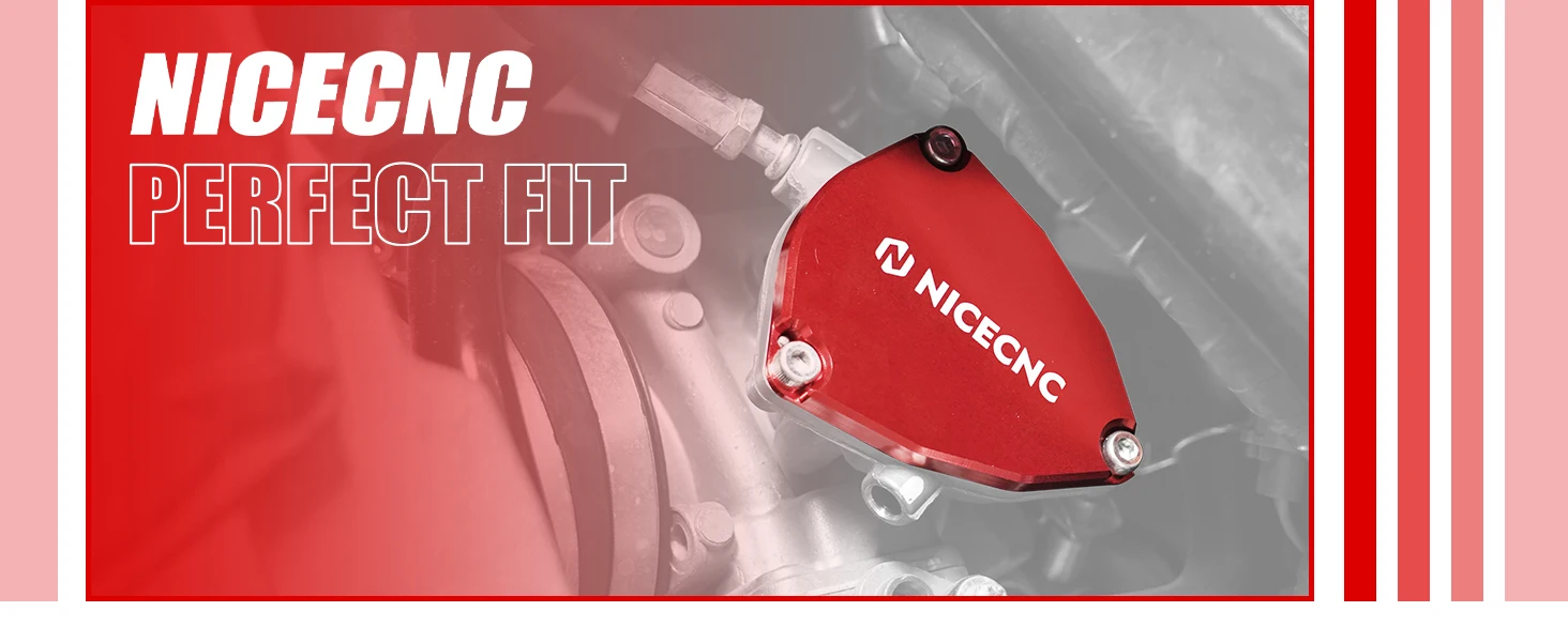 NICECNC ATV Drosselklappengehäuse-Abdeckkappe, Schutz für Yamaha Raptor 700 2012–2023, Raptor 700R 2016–2024, 2019, Raptor 700 700 R, Aluminium – Detail 2
