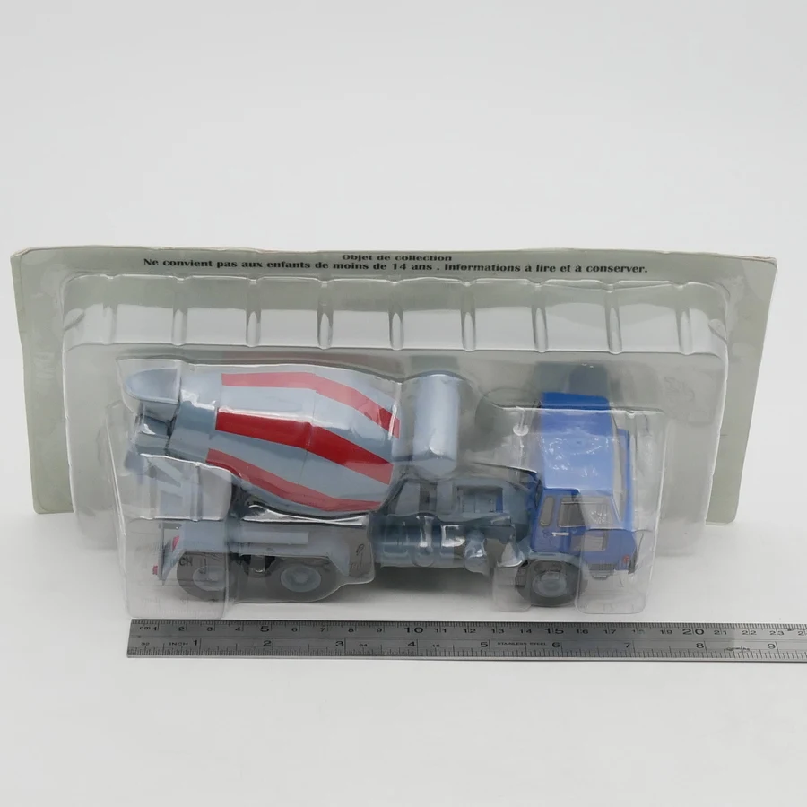 

Diecast Ixo 1:43 Scale Berliet GRH Cement Mixer Truck Alloy Car Model Collectible Toy Gift Souvenir Display Ornament