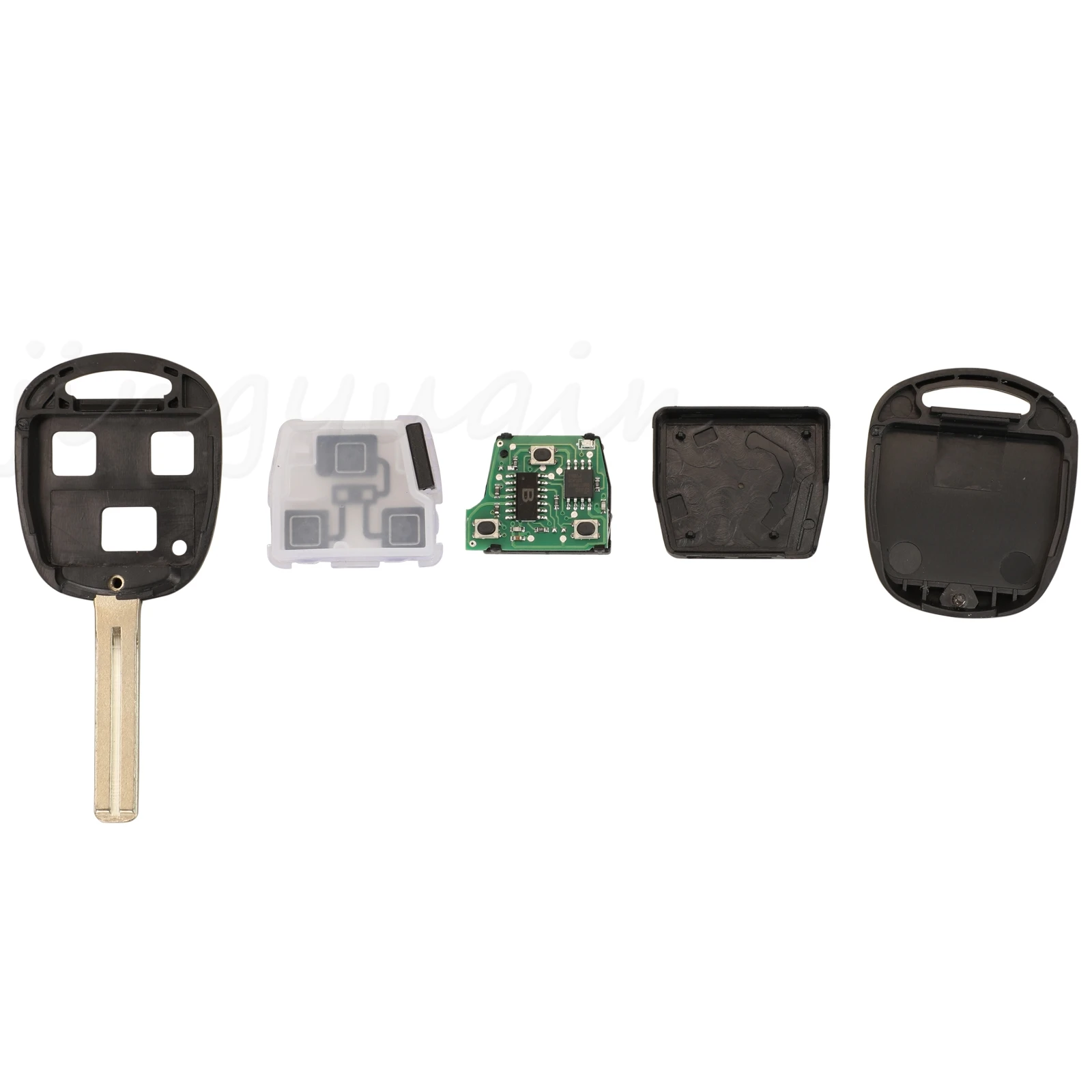 Jingyuqin 3 przyciski zdalnego klucza HYQ1512V 312Mhz 4C/4D68 Chip dla Lexus IS300 GS300 GS430 1998-2005 US Auto Key FOB