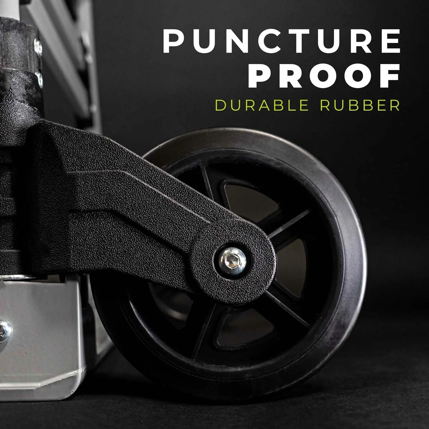 عربة شاحنة يدوية من الألومنيوم قابلة للطي شديدة التحمل، عربة متعددة الأغراض، عربة ألومنيوم خفيفة الوزن ومتينة |   سعة تحميل 80 كجم