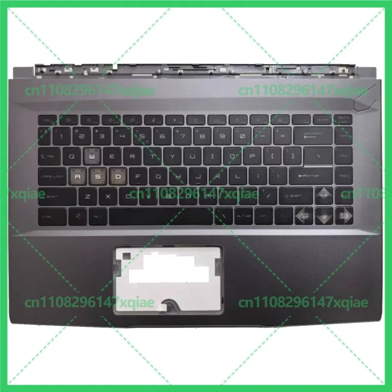 New For MSI 15 Thin A15 MS-16R8 MS-16RC MS-16RK Laptop Parts C Case with Keyboard Blue Backlight