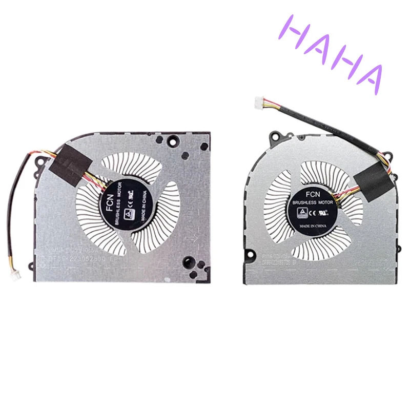 H+CPU GPU Cooling Fan for Machenike F117-7Plus / L17 Gen 12 Gaming Laptop MKNP55HK RTX 3050 3060 Cooler Radiator FNTS FNTR DC 5V