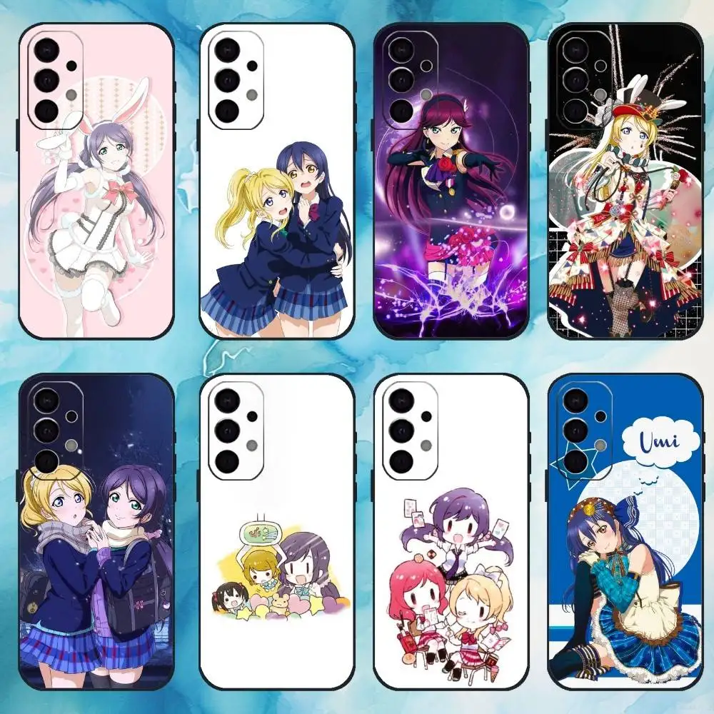 

Love Live School ldol Diary Phone Case For Samsung Galaxy A73,A72,A71,A70,A53,A52,A51,Others Soft Black Cover