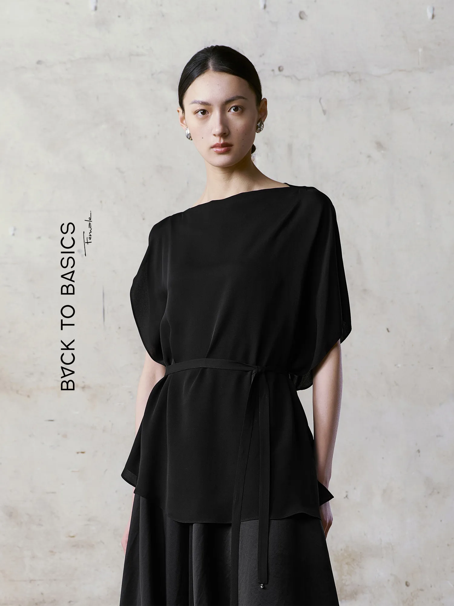 

Женская шелковая футболка асимметричного дизайна из двойной марли, натуральный шелк, круглый вырез, короткий рукав, свободный крой, летний топ