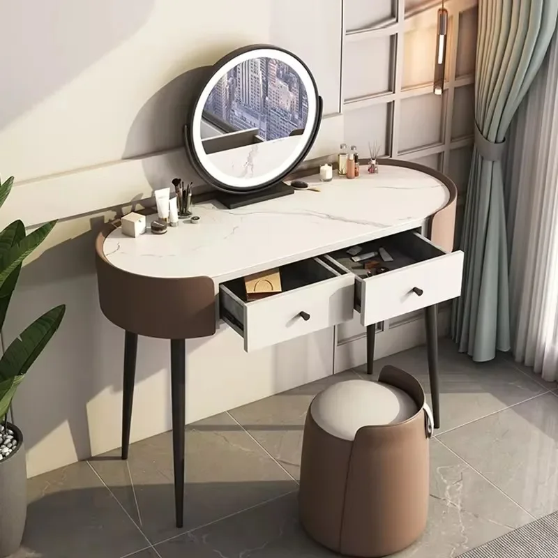 Skandynawski narożnik toaletka lustrzana sypialnia małe mieszkanie proste toaletka do makijażu nowoczesne meble do sypialni Meubles De Chambre