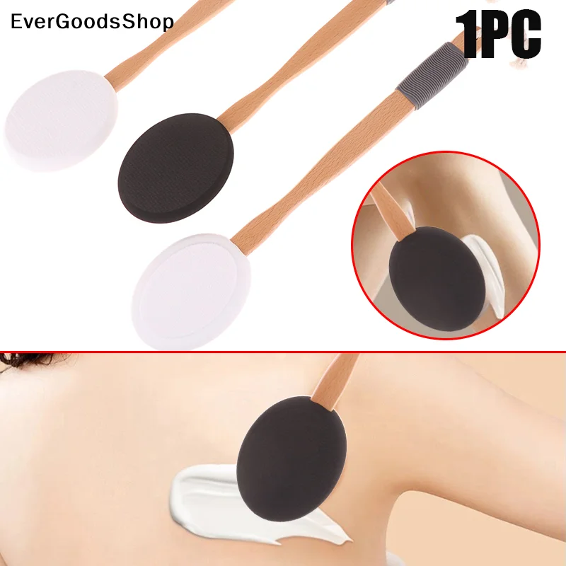 New Multi-Function Lotion Sunscreen Ointment Applicator Silicone Long Handle Body Cleaner Shower Brush Sunscreen Back Applicator