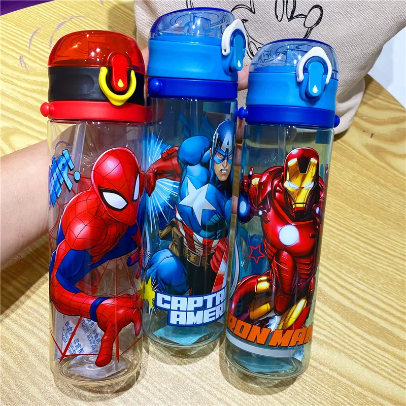 

Новая подлинная чашка для воды Marvel Iron Man серии «Человек-паук» с соломенным праздничным подарком на складе