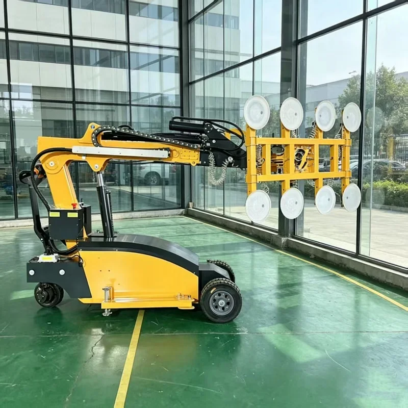High Quality Self-propelled Glass Vacuum Robot Automatic Vacuum Glass Lifting Machine For Building Installation Projects