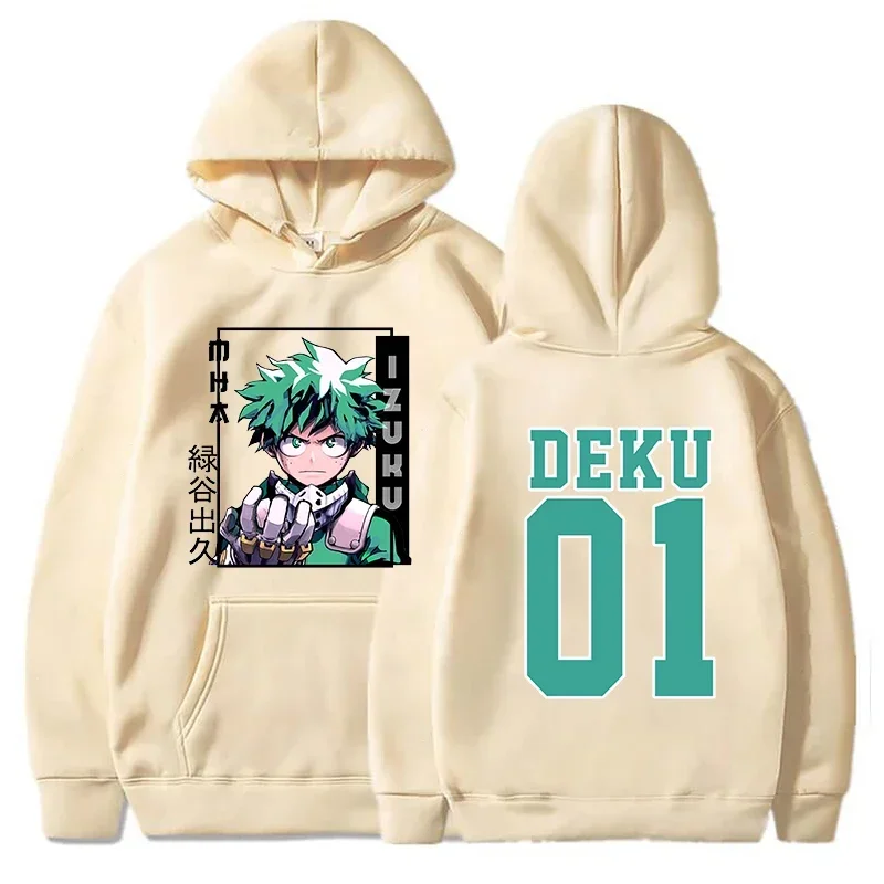 NEW Fashion Anime Deku 01 Printed Hoodie Women Men Autumn Winter Sweatshirt Hip Hop Harajuku Streetwear Long Sleeve Pullover