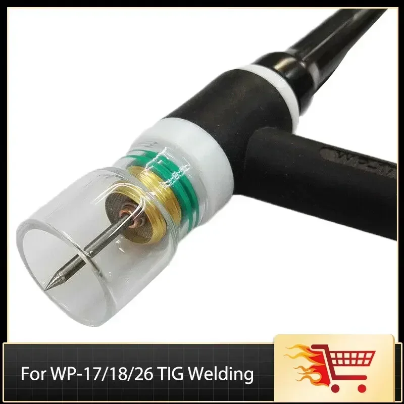 9Pcs Bộ WP-17/18/26 TIG Mỏ Hàn Sơ Khai Khí Ống Kính #12 Nhiệt Cốc Thủy Tinh Khí Ống Kính repalacement Dụng Cụ Hàn Truy Cập