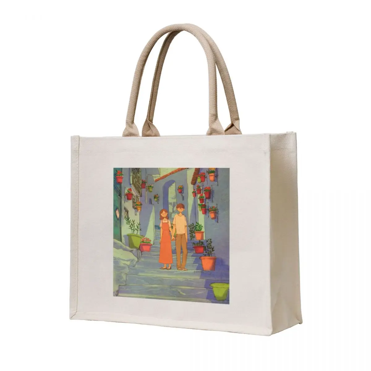 

Puuung Illustration No.460 Tote Bag shopping bags foldable free delivery bags Fabric bag