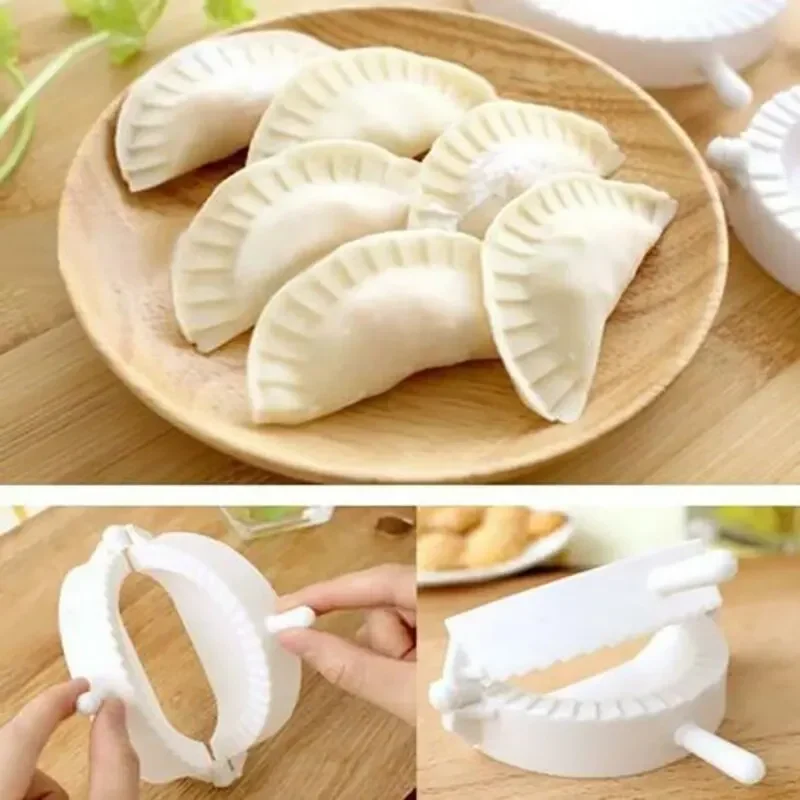 7-9cm Plastic Dumpling Tools Simple DIY Dumpling Molds Dough Press Mold Cooking Pastry Chinese Food Dumplings Maker Kitchen Tool