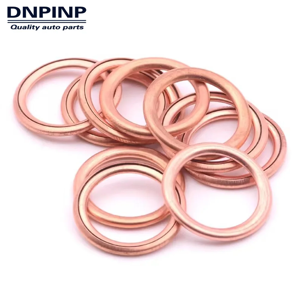 10 Oil Drain Plug Sealing Washers DNPINP 44850 - For Mini Peugeot Renault Vauxhall