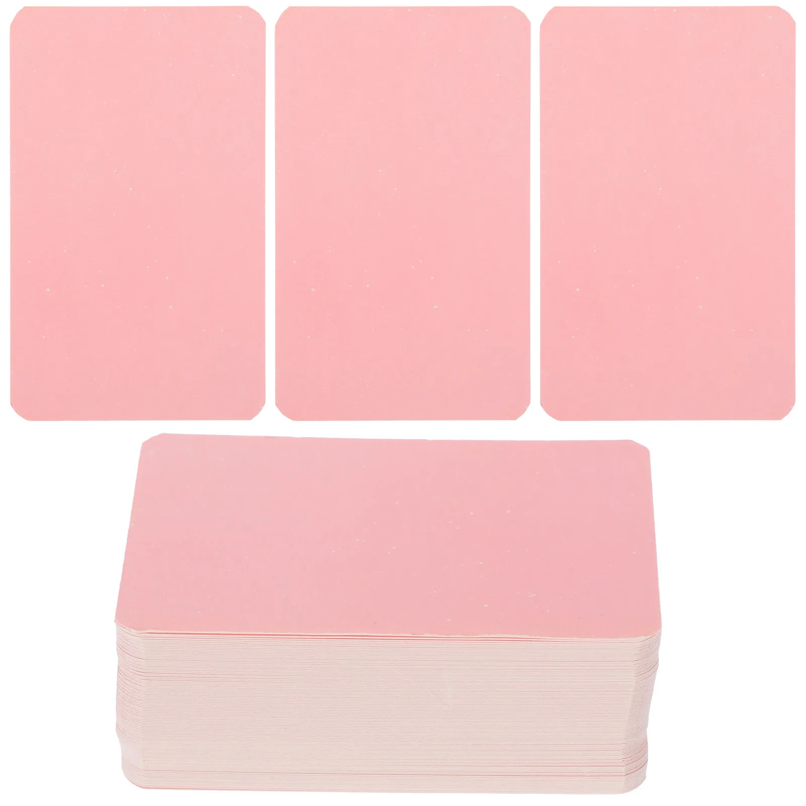 100Pcs Thickened Blank Cards Portable Note Cards Compact DIY Multi-Function Memo Pads Daily Use Message Supply