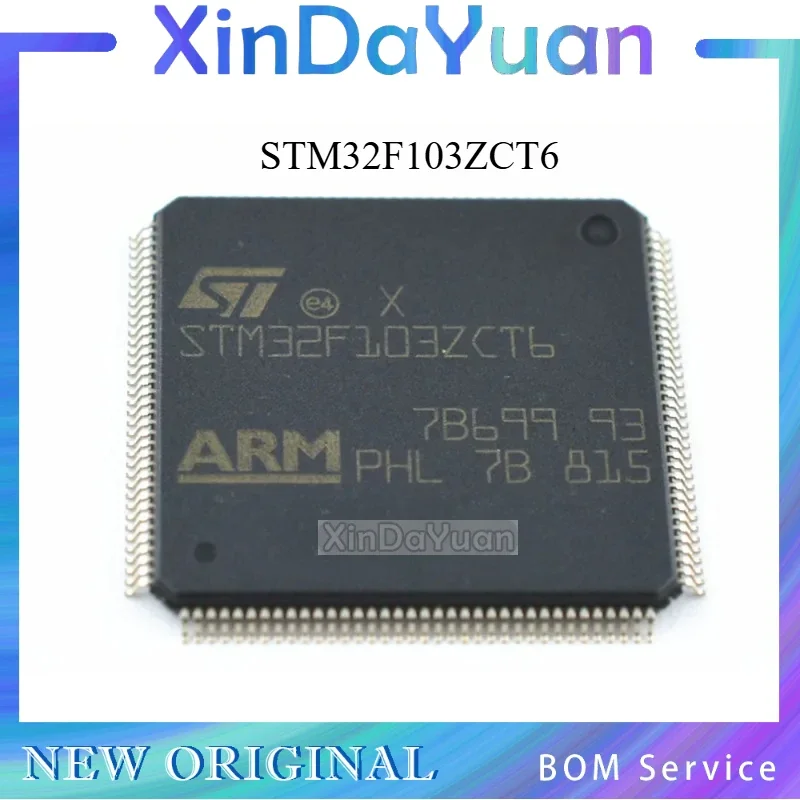 5 pcs  STM32F103VCT6  LQFP100  Microcontroller Chip