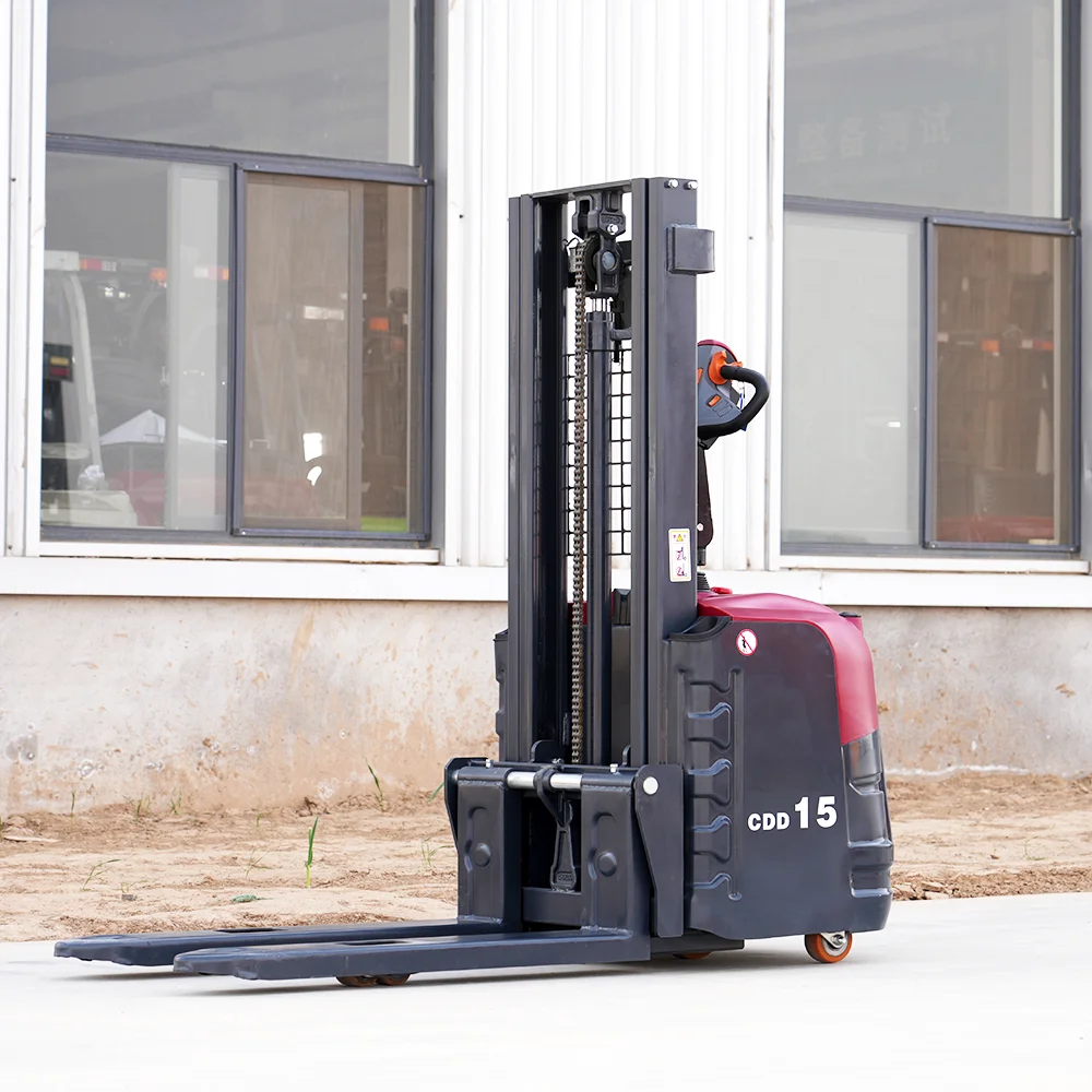 YG High Energy Saving Battery Stacker 1500kg 2000kg 3m Lift Height Electric Stacker With AC Motor