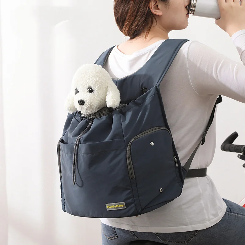 Summer Pet Travel Outing Bag Cat Chest Bag Large Capacity Breathable Dog Bag Portable Dog Moving Bag