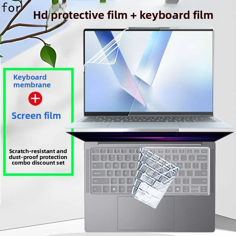 For Lenovo IdeaPad 5 2-in-1 15IPH11/15AGP11 Laptop screen protective film keyboard film ultra-clear anti-glare transparent film